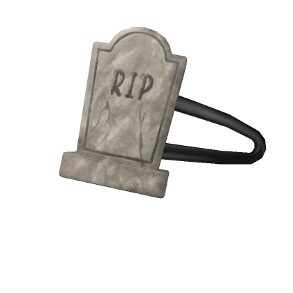 Gravestone Hairclip