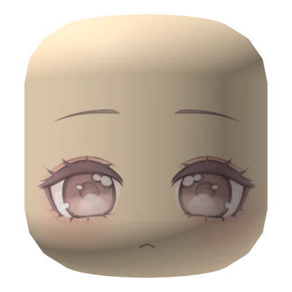 Pink Cute Chibi Face Anime Kawaii Makeup Eepy