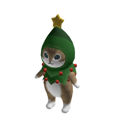 Santa Cat Christmas Tree Suit 