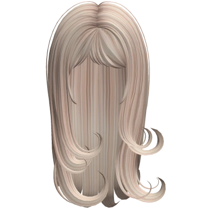 Long Swirly Girly Hair (Platinum Blonde)