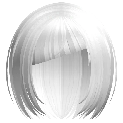 ♱ ┊ emo white short bob punk hair