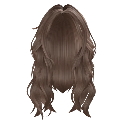 Brown Fluffy Layered Hair