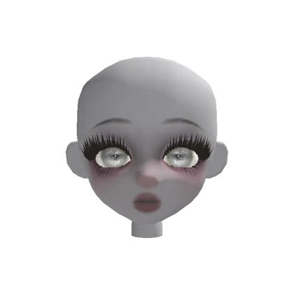 Ghost girl doll head ver2.5 (for dark skin tone)