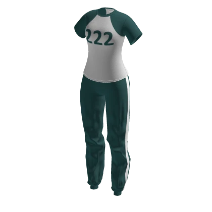 ♡ Player 222 Squid Game Outfit (No Jacket)