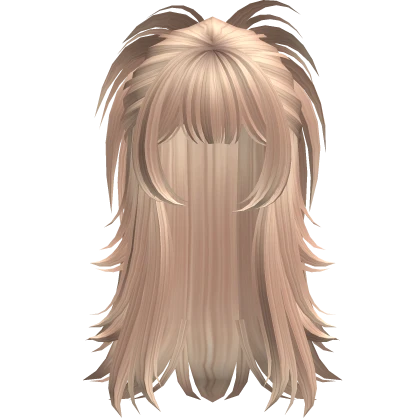 (PBR) ☆ Y2K Spikey Half Up Hair (Blonde)