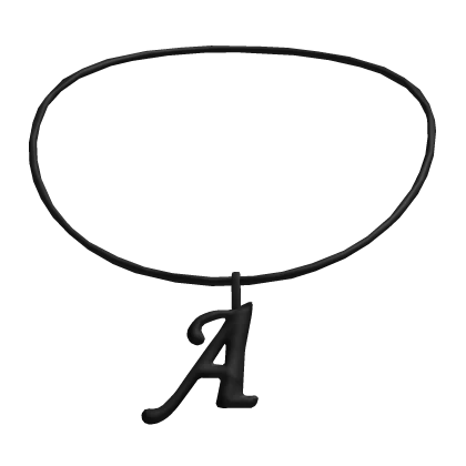 ꒰3.0꒱ MG initial necklace: A