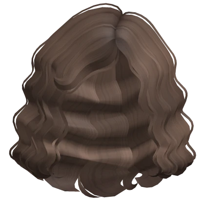 Short Cute Lush Curly Bob Hair (Light Brown)