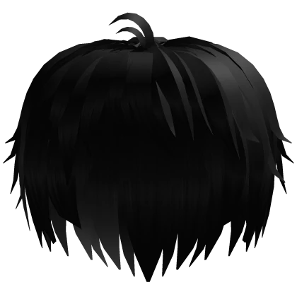 Black Emo Cute Goth Male Trendy Hair