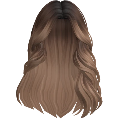 Cutesy Flowy Blow out Hair (Mocha Brown)