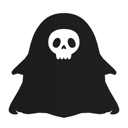 Halloween Cute Anime Ghost Pet (Black White) [R]