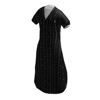 Saudi Sheikh Black Kandura Thawb Traditional Arab