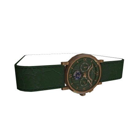 Gentlemen's Luxury Watch /w Green & Gold [R6/1.0]
