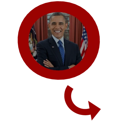 [🇺🇸] Obama Red Circle Arrow Sign