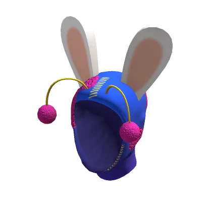 Rabbids x DRESSX - Pink Bunny Ears Balaclava