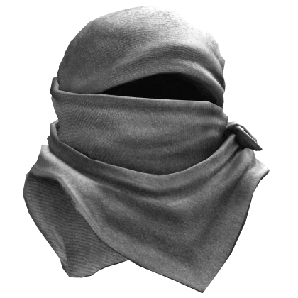white tied longsleeve facewrap