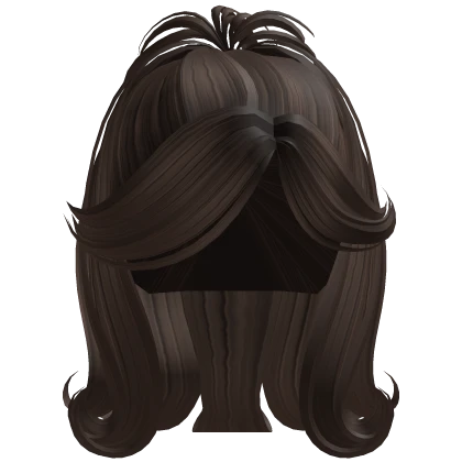 Gyaru Swirly Side Swept Hair (brunette)