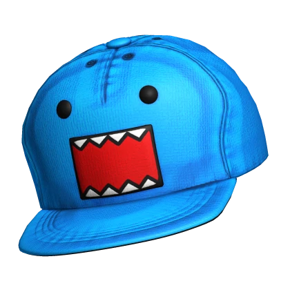 BLUE DOMO TILTED CAP