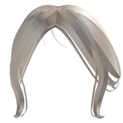 Newside Bangs Curled in Pastel Blonde Combo ✿