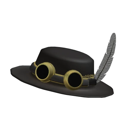 Golden Steampunk Traveler