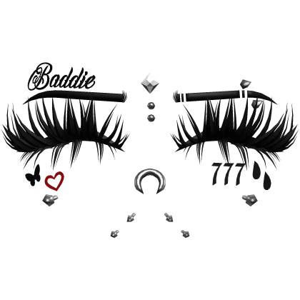 ♡ goth baddie lashes w piercings + tattoos