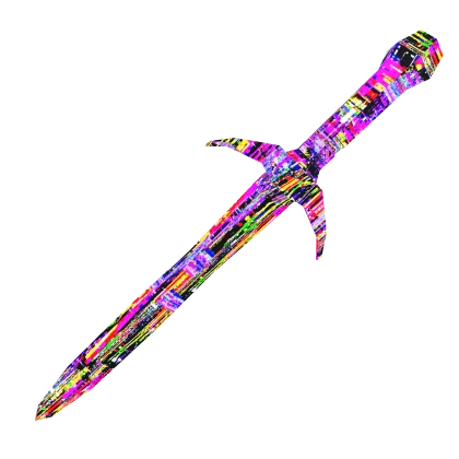 Glitch Colourful Sword