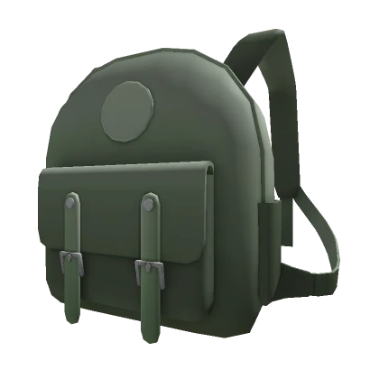 Minimalist Green Backpack