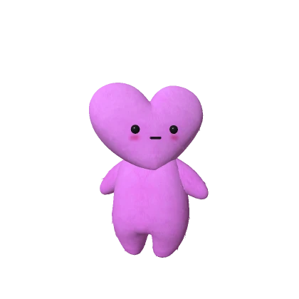 Mini Heart Plushie