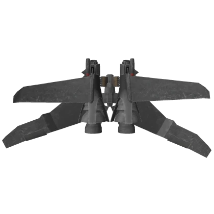 Metallic Jetpack With Wings