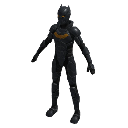 🦾 Armored Batman Suit with helmet -> Black