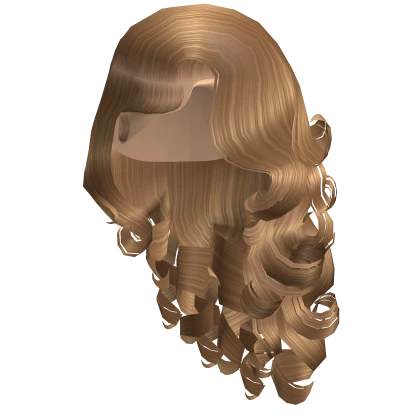 ☆ | Blonde Side Part Lush Curls