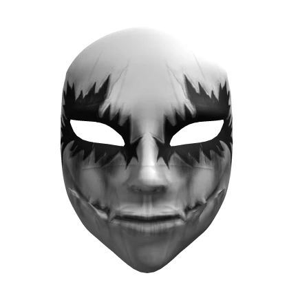 Geisha Vintage Oni Mask White