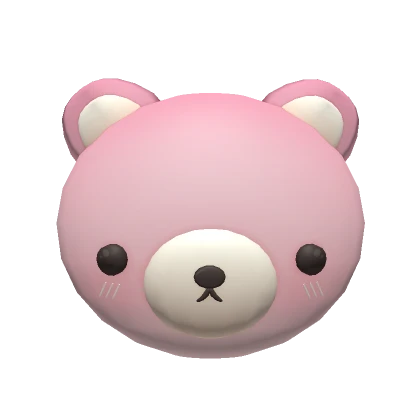 Kawaii Strawberry Bear Mask