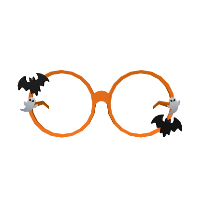 Spooky Halloween Glasses Orange