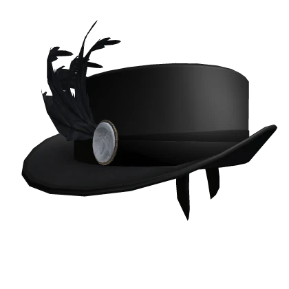 Victorian Lady Bowler Hat, Black