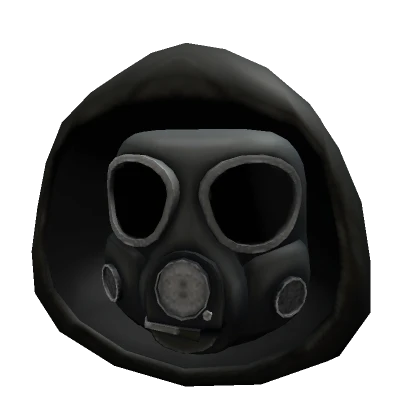 Black Hazmat Gas Mask