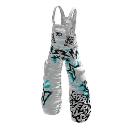 WHITE LEVEL-UP OVERALLS