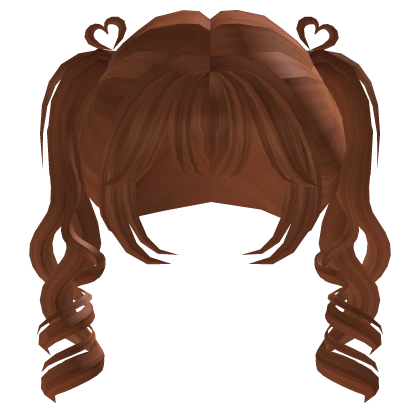 Cotton Candy Twisted Tails in Orange