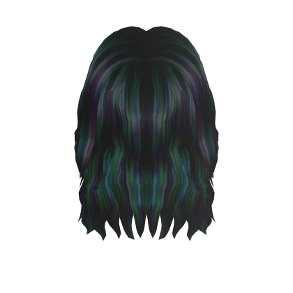 Iridescent Flowy Hair (Onyx)