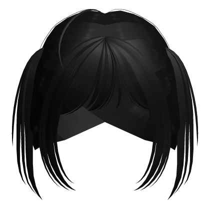 cute short bebi pigtails black