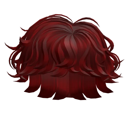 Red Messy Boy Hair