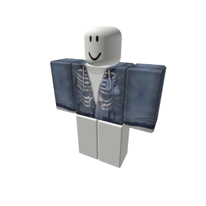 💙 Blue y2k Emo Textured Shirt 💙 bleu textrd shrt