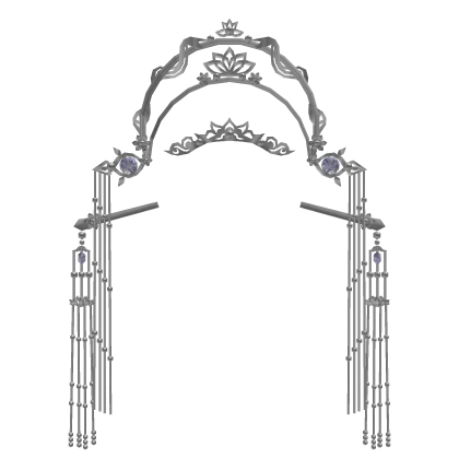 Ethereal Traditional Headpiece (Silver)