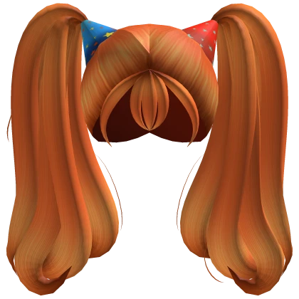 Ginger Halloween Clown Hair