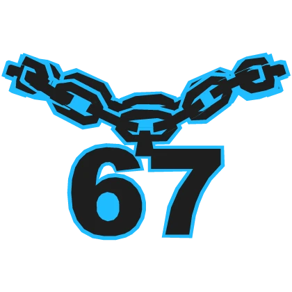 Cartoony Blue 67 Chain