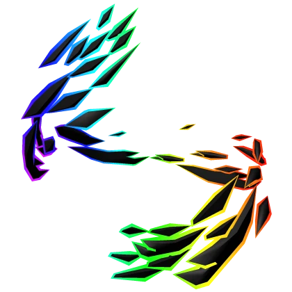 Cartoony Rainbow Flame Aura