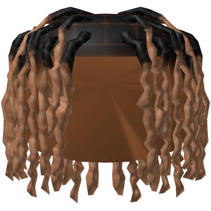 Black & Blonde Rapper Durk Twisty/Curly Dread Locs