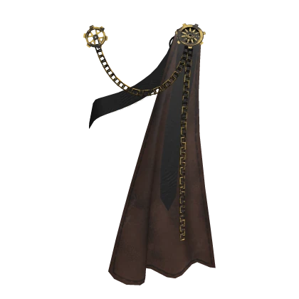 1.0 Steampunk cape - brown/gold