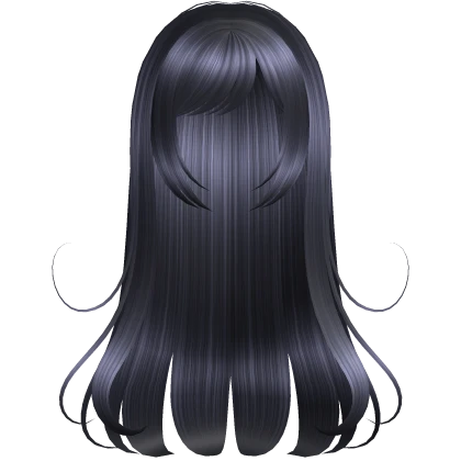 🖤 adorable swirly gothic witch hair blue black