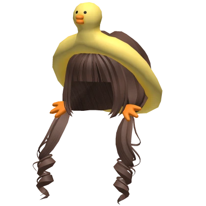 Kawaii Duck Tube Pigtails 💛