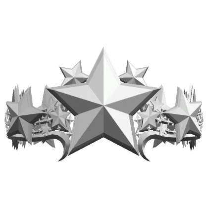 Silver Omega Star Crown